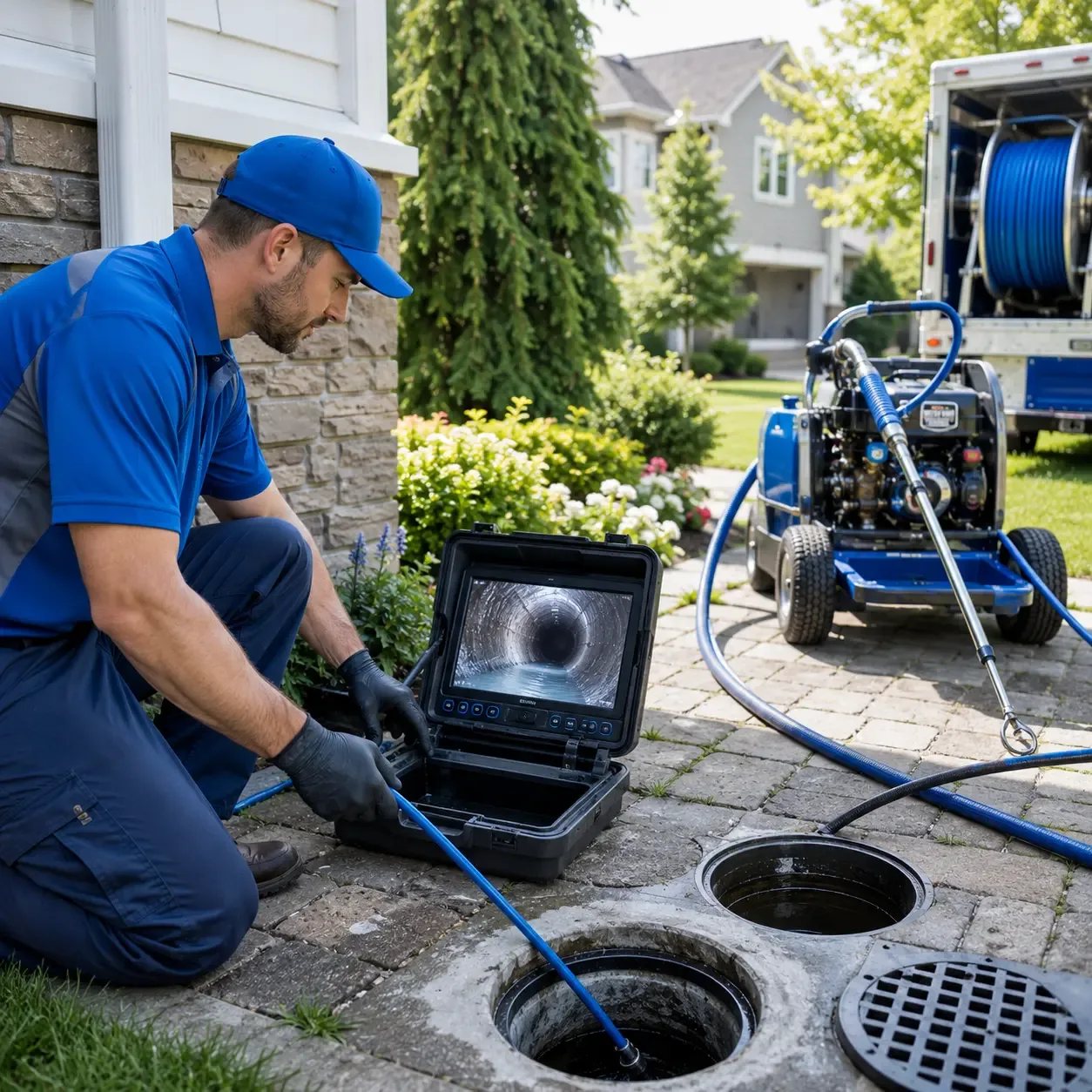 Outdoor drain cleaning professionals serving California, PA